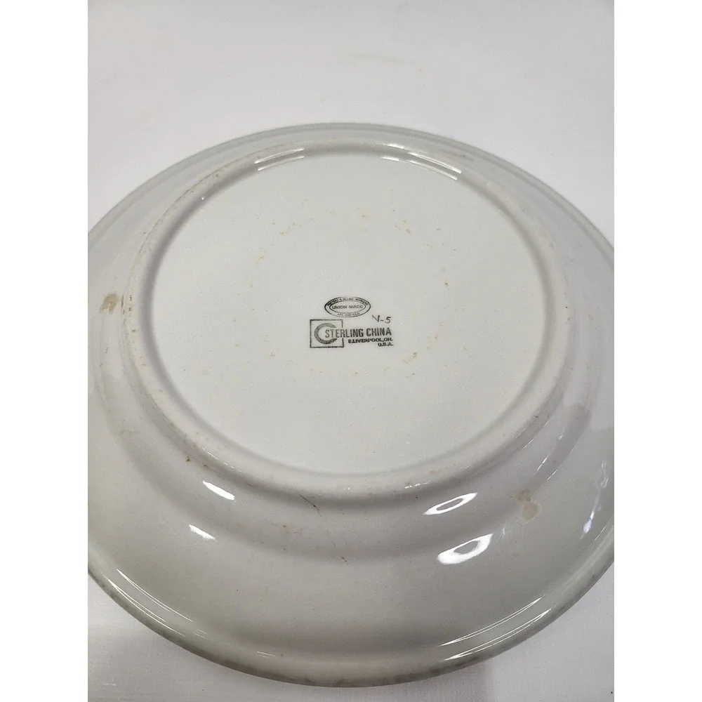 Vintage Syracuse Sterling China Cloister Hotel Sea Island Georgia Dish Set 5pc